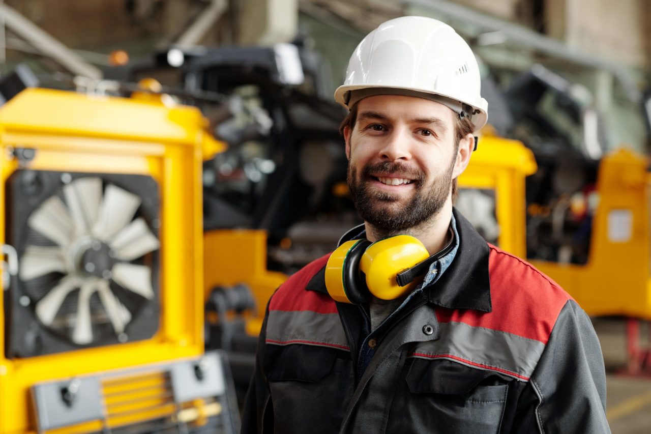 Engineer Smiling